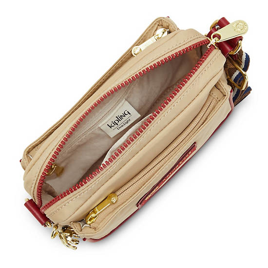 Kipling Abanu Crossbodytassen Beige | NL 2181QM